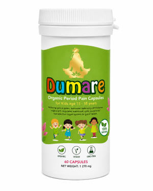 Dumare® Organic Period Support Capsules -Girls Aged 11–18 Years